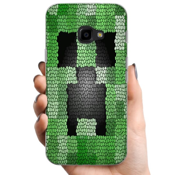 Samsung Galaxy Xcover 4 TPU Mobilcover Creeper / Minecraft