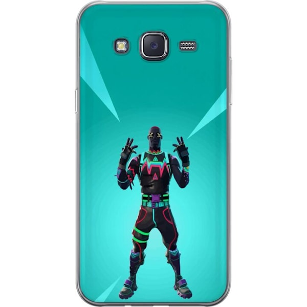 Samsung Galaxy J5 Läpinäkyvä kuori musta ritari fortnite