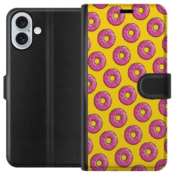 Apple iPhone 16 Plus Lommeboketui Simpsons Donut