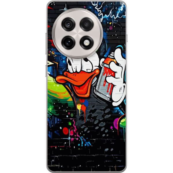 OnePlus 13R Läpinäkyvä kuori Kalle Anka Graffiti Disney Design Hauska Lasten Motiivi Väri Graafinen Suosittu Sarja Ikoninen Disney-hahmo