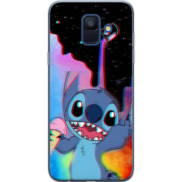 Samsung Galaxy A6 (2018) Genomskinligt Skal Stitch