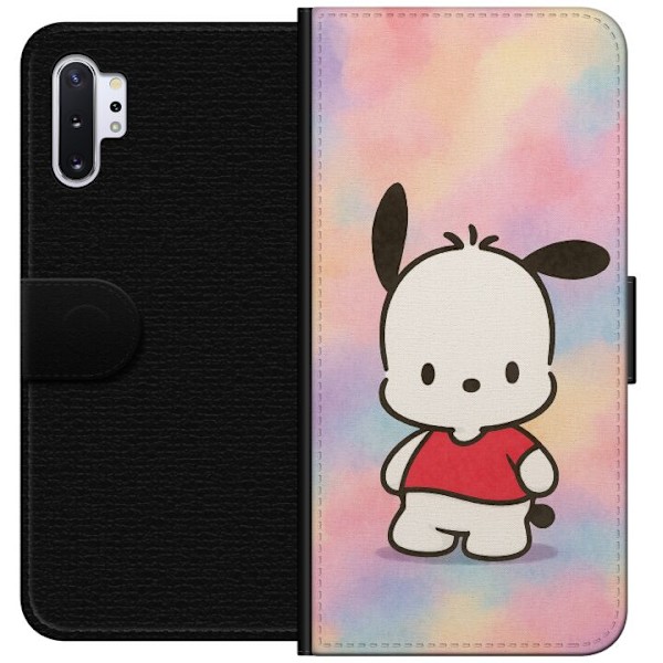 Samsung Galaxy Note10+ Lompakkokotelo Kawaii Sanrio Pochacco
