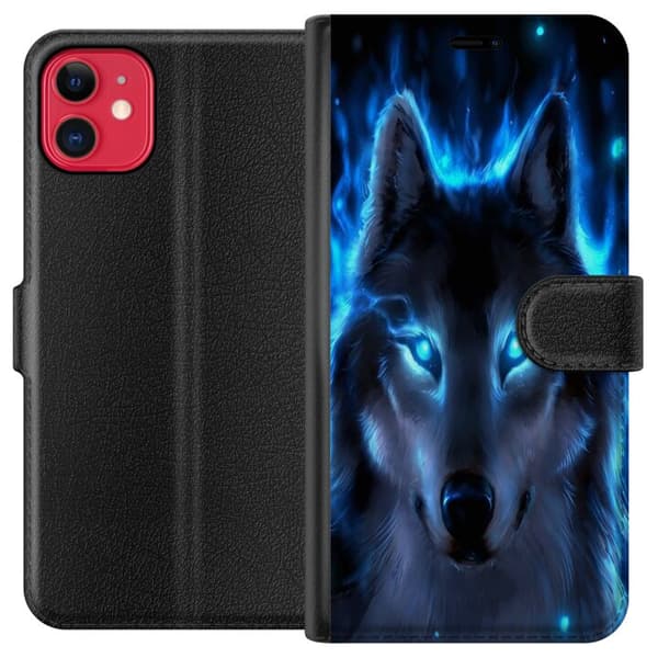 Kompatibelt Plånboksfodral till Apple iPhone 11 Varg