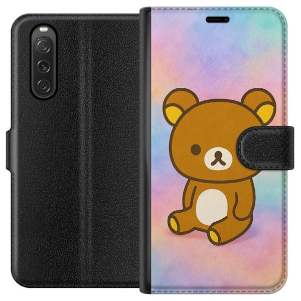 Sony Xperia 10 V Plånboksfodral Kawaii Sanrio Rilakkuma