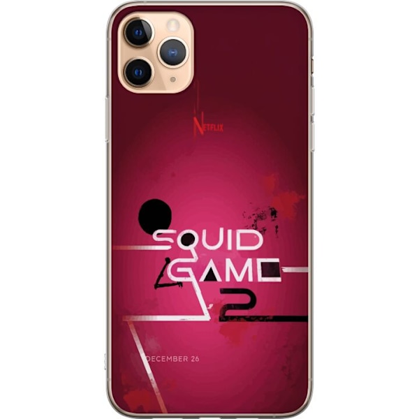 Apple iPhone 11 Pro Max Läpinäkyvä kuori Squid Game 2 - Pun