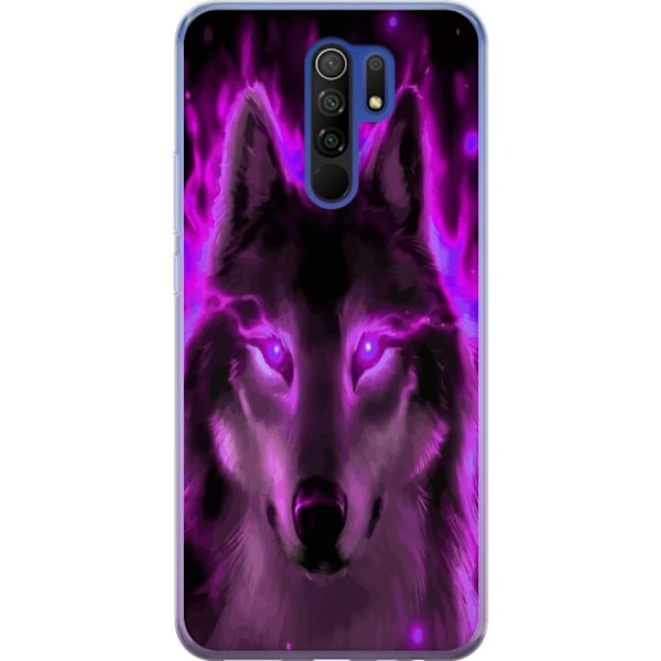 Xiaomi Redmi 9 Genomskinligt Skal Varg