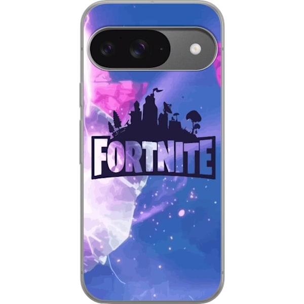 Google Pixel 9 Genomskinligt Skal Fortnite