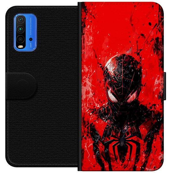 Xiaomi Redmi Note 9 4G Plånboksfodral Spider Man