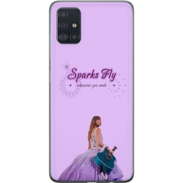 Samsung Galaxy A51 Gennemsigtig cover Taylor Swift - Sparks Fl
