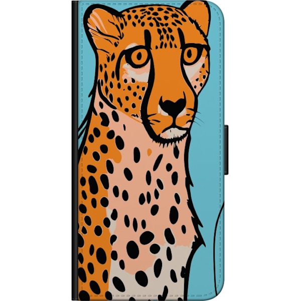 Motorola Moto G9 Plus Plånboksfodral Surprised Leopard