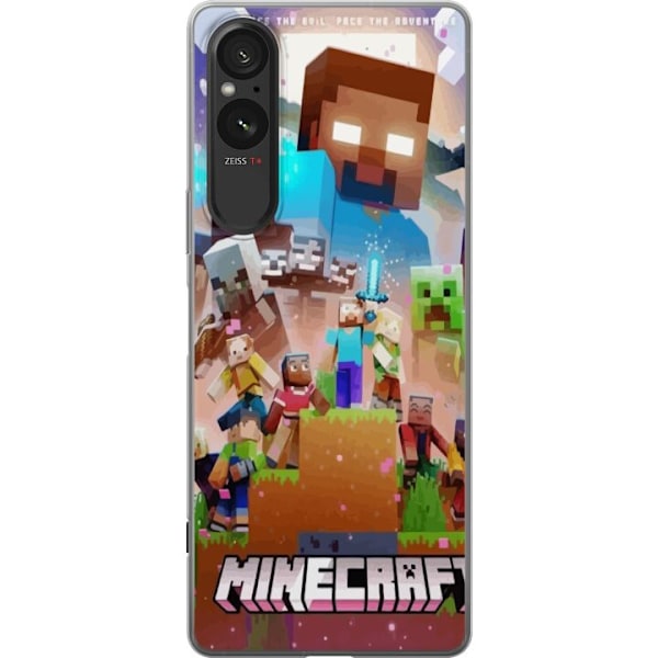 Sony Xperia 5 V Läpinäkyvä kuori Minecraft