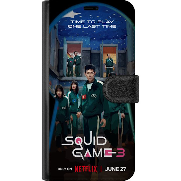 OnePlus 11R Plånboksfodral Squid Game Säsong 3 Seriefigurer Populärt TV Serie Motiv Ikoner Spänning Drama Asiatisk Design Trend