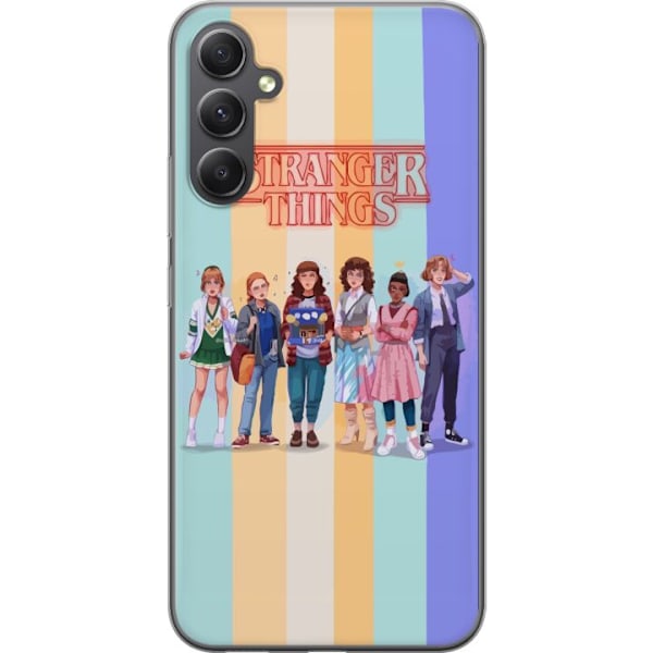 Samsung Galaxy A24 4G Genomskinligt Skal Stranger Things