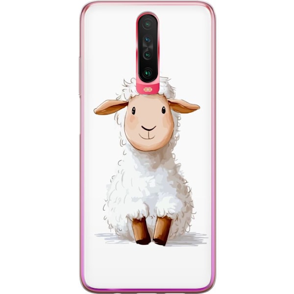Xiaomi Redmi K30 Genomskinligt Skal Sött Lamm – tecknad stil för barn & babyprodukter