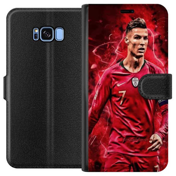 Samsung Galaxy S8 Lompakkokotelo Ronaldon Taidot - CR7 Suunnit