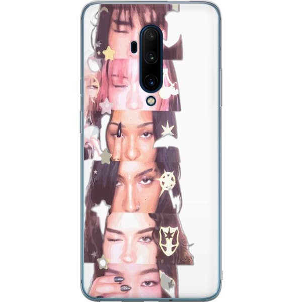 Kompatibelt Mobildeksel til OnePlus 7T Pro KATTEØYE hvit