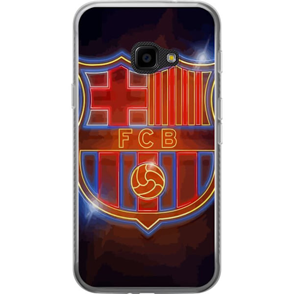 Samsung Galaxy Xcover 4 Läpinäkyvä kuori FC Barcelona