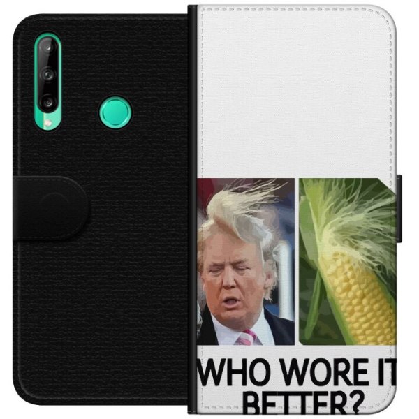 Huawei P40 lite E Lompakkokotelo Trump