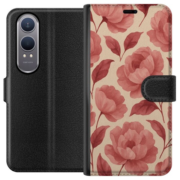 OnePlus Nord CE4 Lite Plånboksfodral Rose Bloom