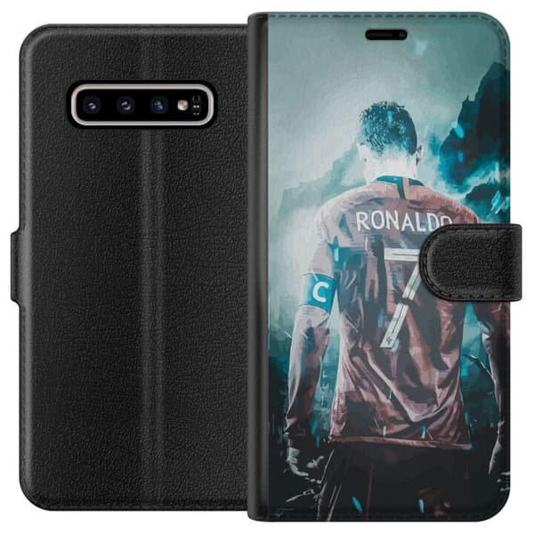 Kompatibelt Lommeboketui til Samsung Galaxy S10+ Ronaldo