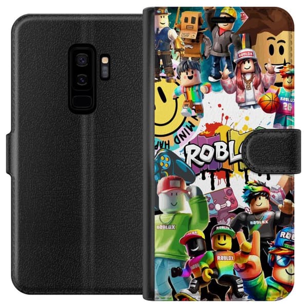 Kompatibel Tegnebogsetui til Samsung Galaxy S9+ Roblox