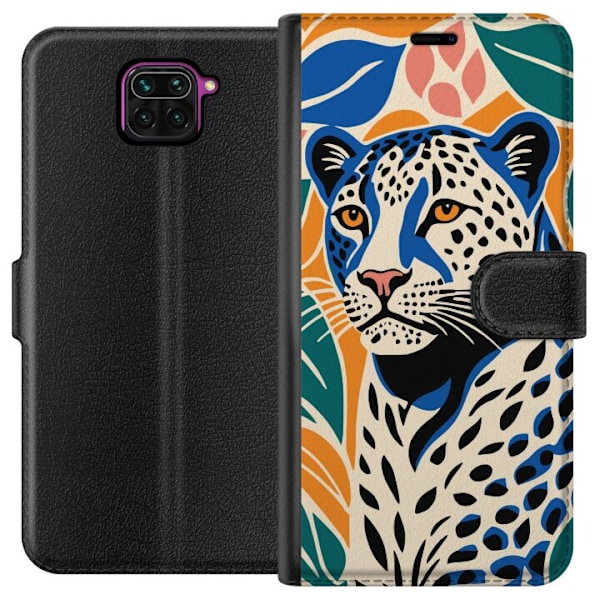 Xiaomi Redmi Note 9 Tegnebogsetui Majestætiske Leopard