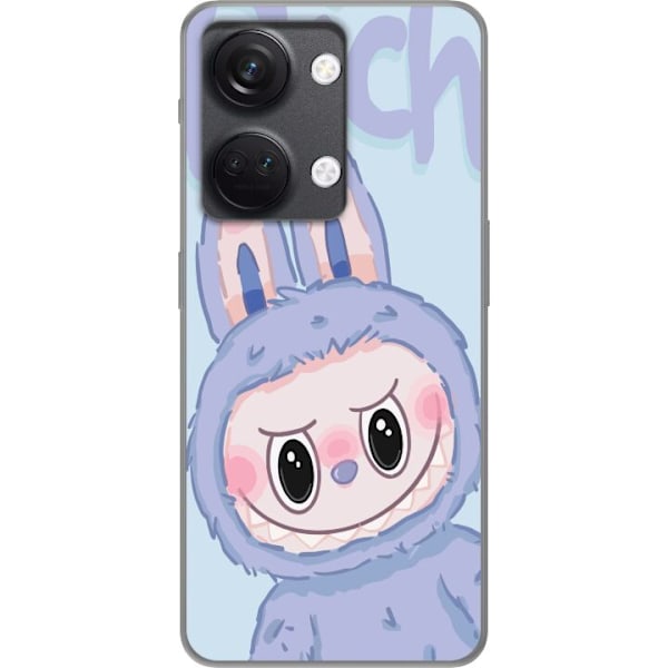 OnePlus Nord 3 Genomskinligt Skal Blue Bunny Labubu