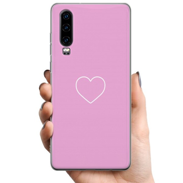 Huawei P30 TPU Mobilskal Hjärta