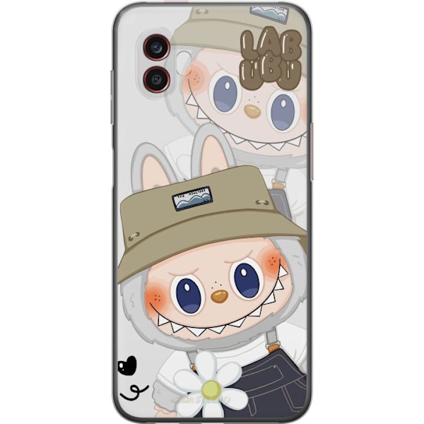 Samsung Galaxy Xcover6 Pro Läpinäkyvä kuori Labubu Minimal Mood - Yksinkertainen ja tyylikäs hirviösuunnittelu