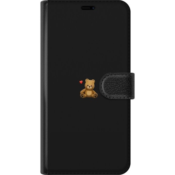 Apple iPhone 16e Lommeboketui Minimalistisk Teddybjörn