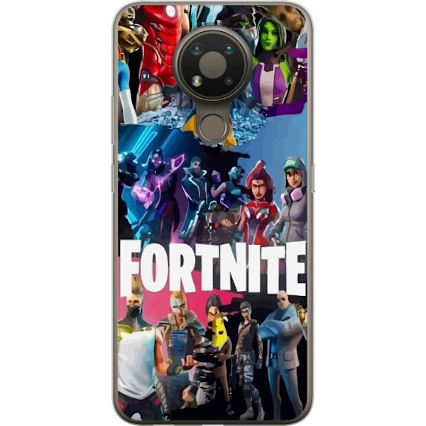 Nokia 3.4 Läpinäkyvä kuori Fortnite