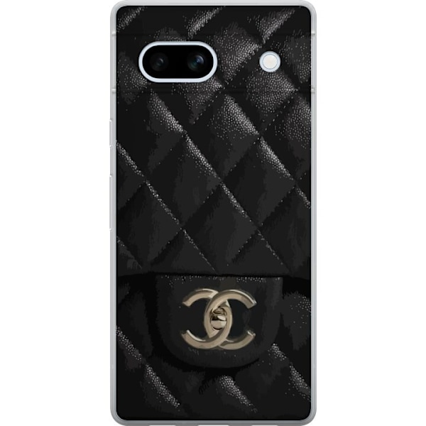 Google Pixel 7a Gennemsigtig cover Chanel Sort