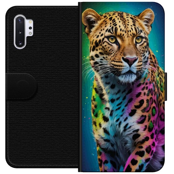 Samsung Galaxy Note10+ Lommeboketui Leopard