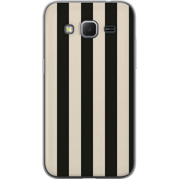 Samsung Galaxy Core Prime Genomskinligt Skal Line Flow