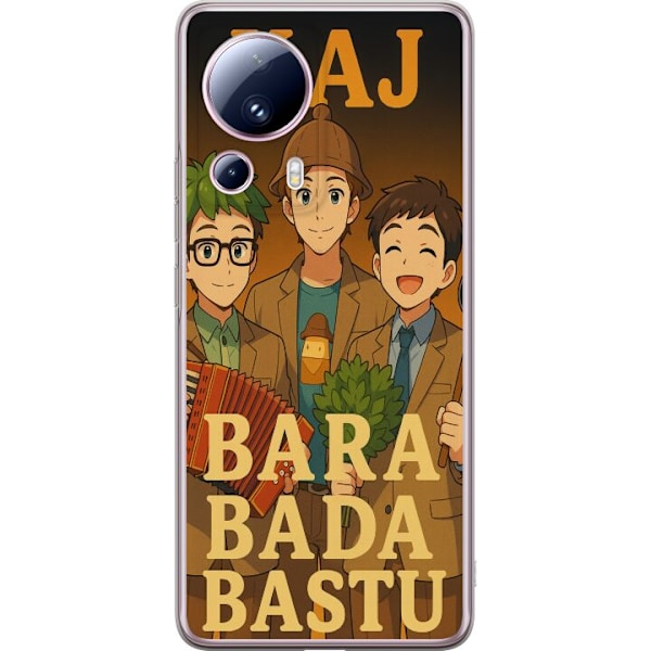 Xiaomi 13 Lite Gennemsigtig cover KAJ Bara kun bader i saunaen