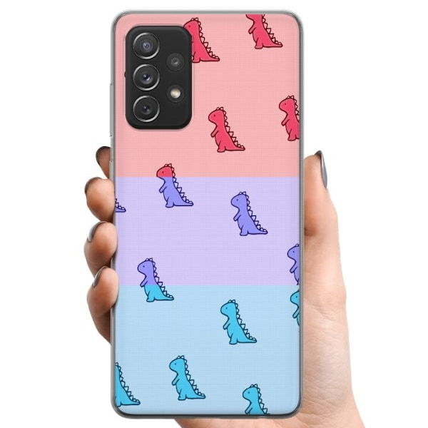 Samsung Galaxy A52 5G TPU Matkapuhelimen kuori Dino