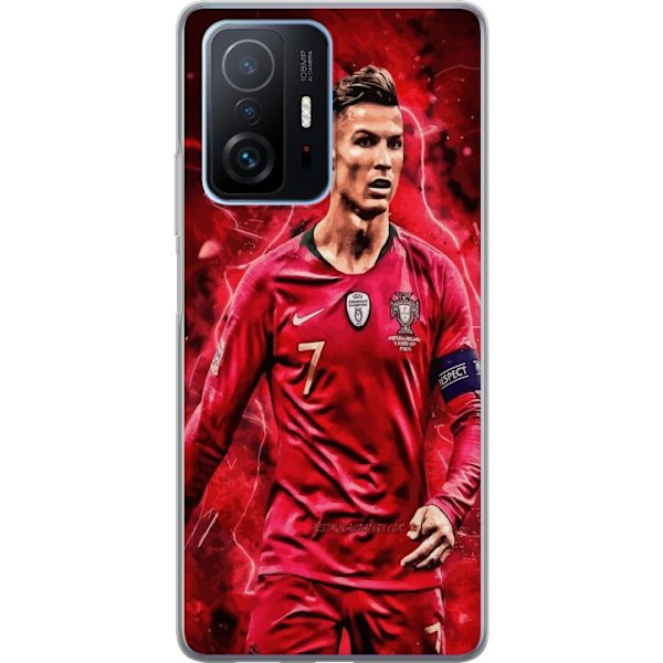 Xiaomi 11T Pro Läpinäkyvä kuori Ronaldon Taidot - CR7 Suunn