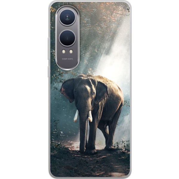 OnePlus Nord CE4 Lite Gennemsigtig cover Elefant