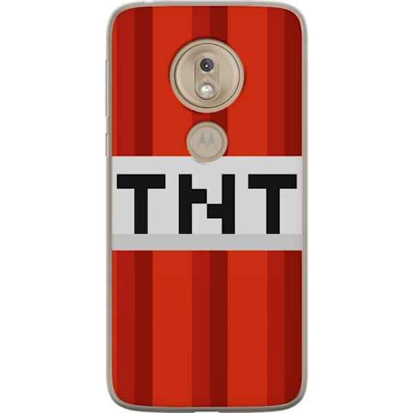 Motorola Moto G7 Play Läpinäkyvä kuori Minecraft TNT