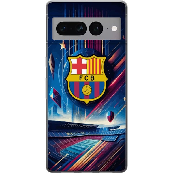 Google Pixel 7 Pro Genomskinligt Skal FC Barcelona