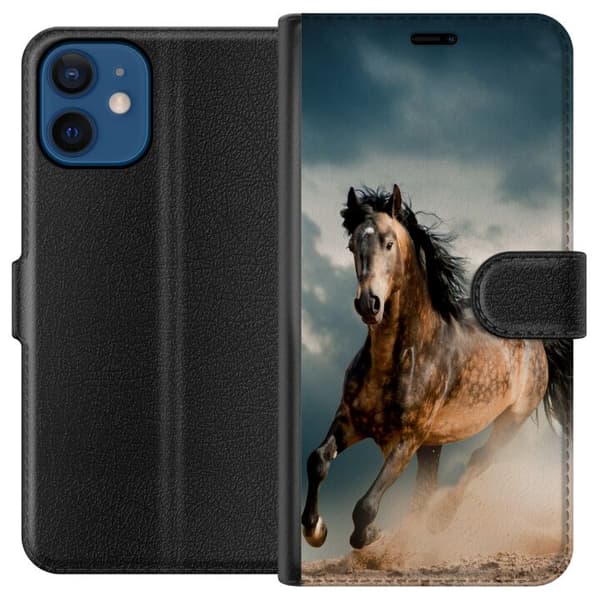 Kompatibelt Plånboksfodral till Apple iPhone 12 Häst