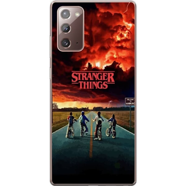 Samsung Galaxy Note20 Genomskinligt Skal Stranger Things