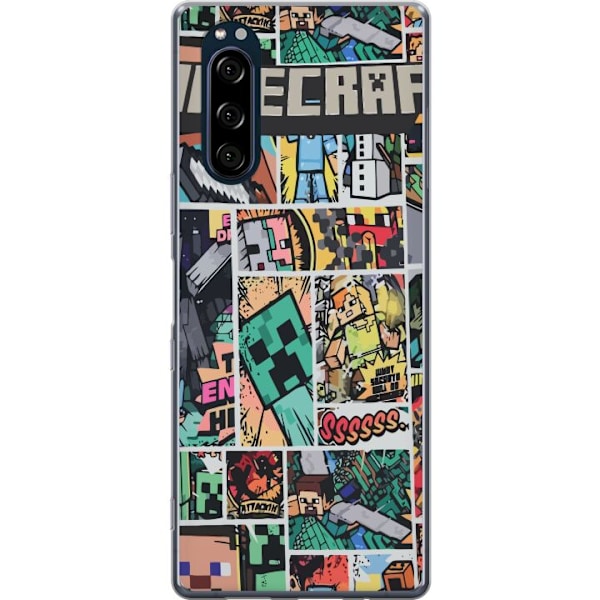 Sony Xperia 5 Genomskinligt Skal Minecraft Art