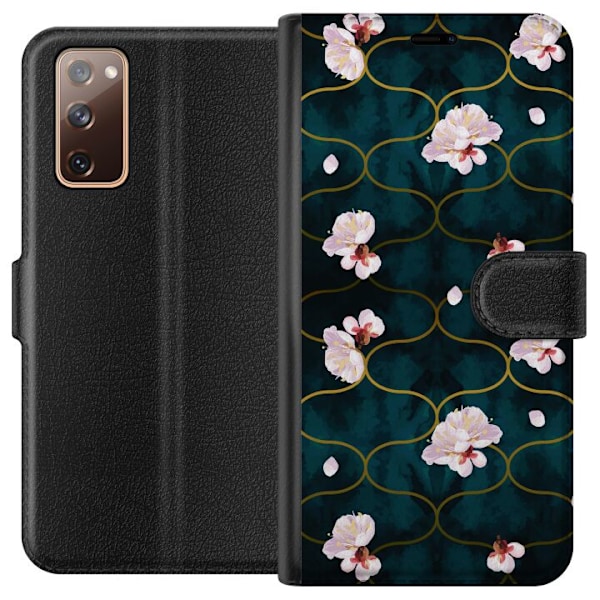 Samsung Galaxy S20 FE Lompakkokotelo Kukat