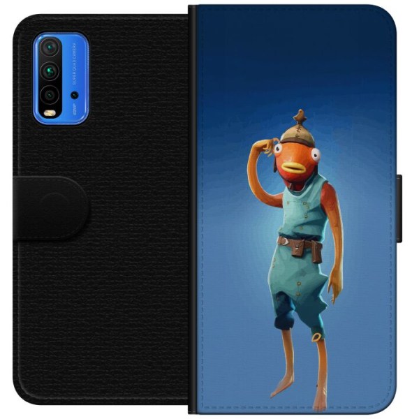 Xiaomi Redmi Note 9 4G Plånboksfodral Fortnite - Fishstick