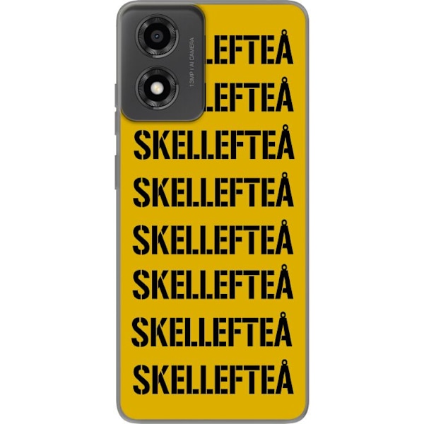 Motorola Moto E14 Läpinäkyvä kuori Skellefteå SM KULTAA