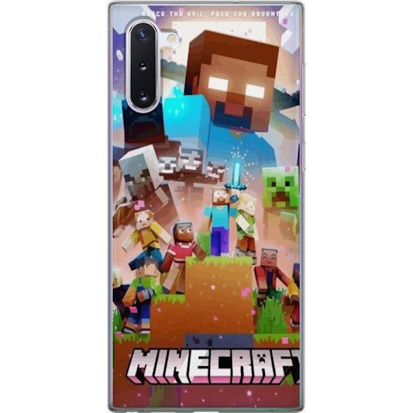 Samsung Galaxy Note10 Läpinäkyvä kuori Minecraft