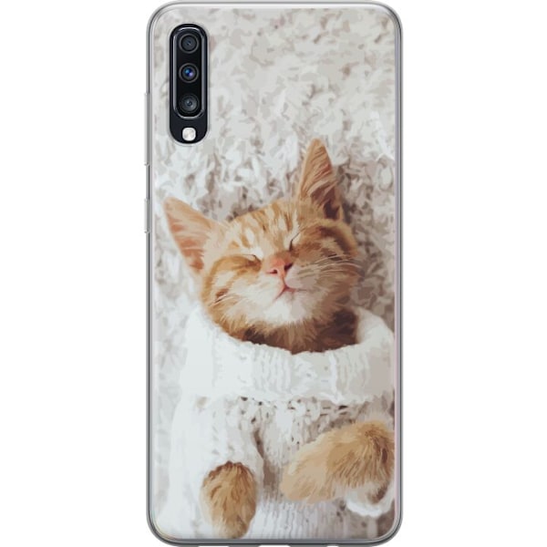 Samsung Galaxy A70 Gennemsigtig cover Kat