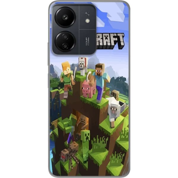 Kompatibelt Mobildeksel til Xiaomi Redmi 13C Minecraft