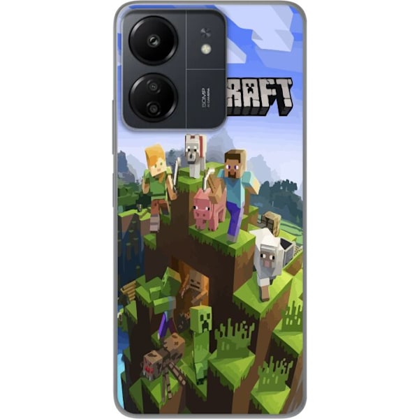 Xiaomi Redmi 13C Genomskinligt Skal Minecraft